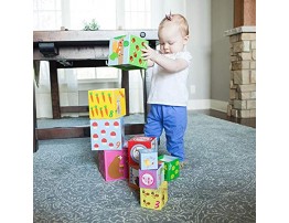Fat Brain Toys Woodland Friends Stacking Cubes Baby Toys & Gifts for Babies