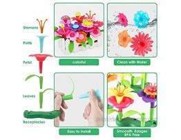 Girls Toys Age 3-6 Year Old Toddler Toys for Girls Gifts Flower Garden Building Toy Educational Activity Stem Toys130 PCS