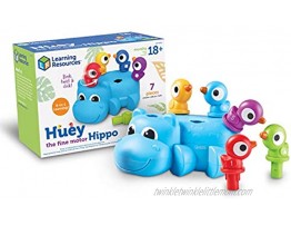 Learning Resources Huey The Fine Motor Hippo Fine Motor Toy for Toddlers Ages 18 months+