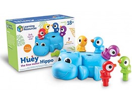 Learning Resources Huey The Fine Motor Hippo Fine Motor Toy for Toddlers Ages 18 months+