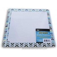 Framed Wipe-Clean Sign Colorful Reusable Blue 11.75 x 10.5 Inches