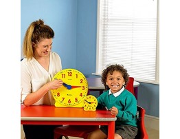 Learning Resources Big Time Student Clock Teaching & Demonstration Clock 12 Hour Ages 5+