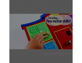 Learning Resources Latch & Learn School House Fine Motor Toy 6 Pieces Toddler Toy for Ages 3+