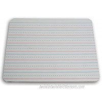 Sturdy Two-Sided Wipe-Clean Reusable Board One Side Blank One Side for Handwriting Practice 11.5 x 9 Inches