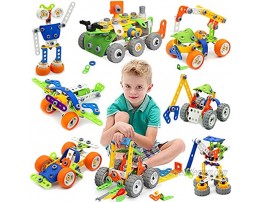 175 Pieces STEM Toys Kit Building Toy for Kids Building Blocks Learning Set for Age 3 4 5 6 7 8 9 10Year Old Boy Girl Best Kids Toy Creative Game Fun Activity Superior Gift for Your Kid