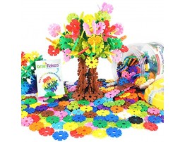 Brain Flakes 500 Piece Interlocking Plastic Disc Set A Creative and Educational Alternative to Building Blocks Tested for Children's Safety A Great Stem Toy for Both Boys and Girls