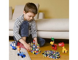 FUN LITTLE TOYS 1100 PCs Building Bricks in 17 Popular Colors and 147 Mixed Shapes Classic Creative Building Blocks Compatible with All Major Brands Bulk Basic Bricks Toys Birthday Gift for Kids
