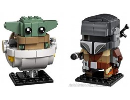 LEGO BrickHeadz Star Wars The Mandalorian & The Child 75317 Building Kit Toy for Kids and Any Star Wars Fan Featuring Buildable The Mandalorian and The Child Figures 295 Pieces