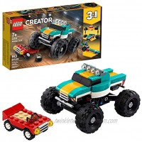 LEGO Creator 3in1 Monster Truck Toy 31101 Cool Building Kit for Kids 163 Pieces