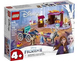 LEGO Disney Frozen II Elsa’s Wagon Carriage Adventure 41166 Building Kit with Elsa & Sven Toy Figure 116 Pieces