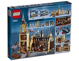 LEGO Harry Potter Hogwarts Great Hall 75954 Building Kit and Magic Castle Toy Fantasy Creatures Hermione Granger Draco Malfoy and Hagrid 878 Pieces