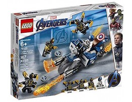 LEGO Marvel Avengers Captain America: Outriders Attack 76123 Building Kit 167 Pieces