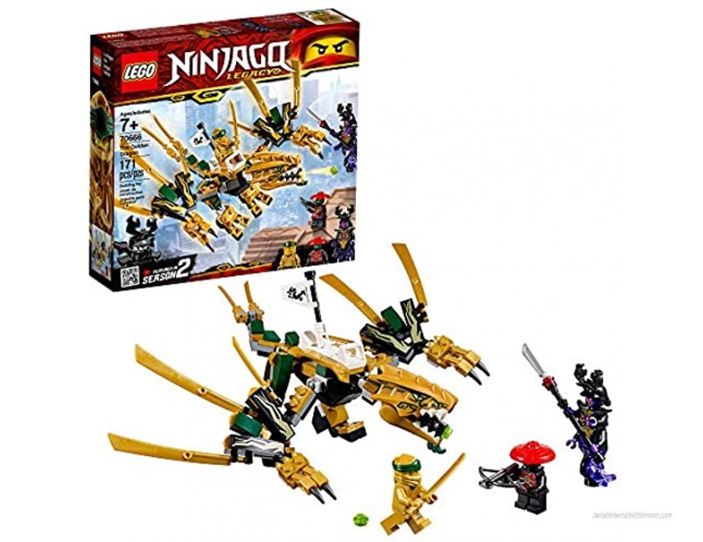 LEGO NINJAGO Legacy Golden Dragon 70666 Building Kit 171 Pieces