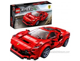 LEGO Speed Champions 76895 Ferrari F8 Tributo Toy Cars for Kids Building Kit Featuring Minifigure 275 Pieces
