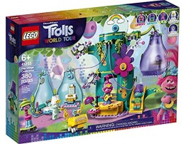 LEGO Trolls World Tour Pop Village Celebration 41255 Trolls Tree House Building Kit for Kids 380 Pieces