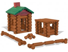 Lincoln Logs –100th Anniversary Tin-111 Pieces-Real Wood Logs-Ages 3+ Best Retro Building Gift Set for Boys Girls Creative Construction Engineering – Top Blocks Game Kit Preschool Education Toy Brown 854