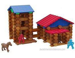 Lincoln Logs Centennial Edition Tin Exclusive-150+ Pieces-Real Wood-Ages 3+-Best Retro Building Gift Set for Boys Girls-Creative Construction Engineering-Top Blocks Kit-Preschool Education Toy