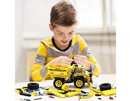 STEM Toys Building Sets for Boys 8-12 361 Pcs Construction Engineering Kit Builds Dump Truck or Airplane 2in1 STEM Building Toys Set for Kids Ages 6 7 8 9 10 11 12 Years Old Boy Toys Gift