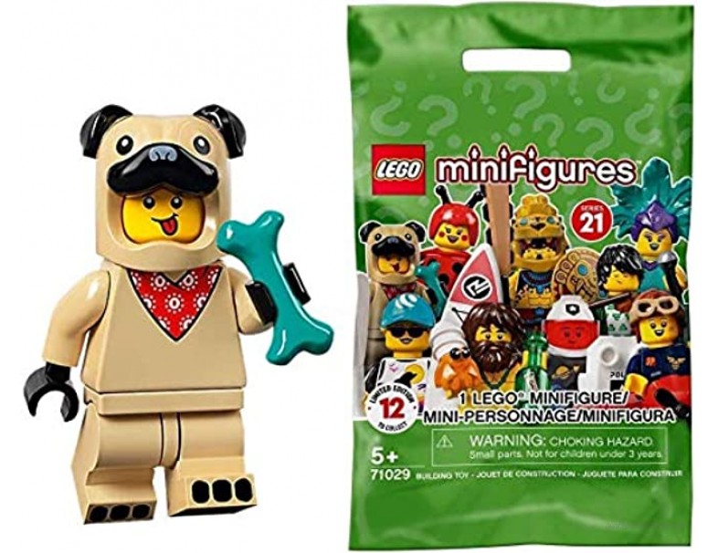 Lego 71029 Collectable Minifigures Series 21 Pug Costume Guy
