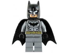 LEGO DC Comics Super Heroes Batman Minifigure Batman Dark Gray Gold Belt