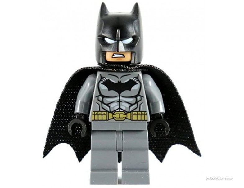 LEGO DC Comics Super Heroes Batman Minifigure Batman Dark Gray Gold Belt