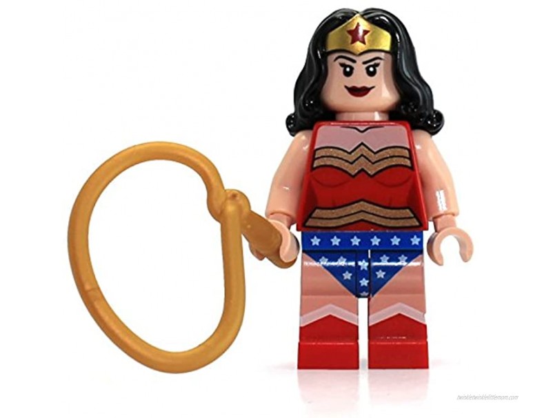 LEGO DC Comics Super Heroes Minifigure Wonder Woman with Gold Lasso Rope 6862