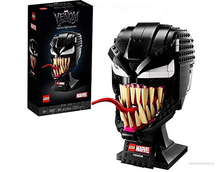 LEGO Marvel Spider-Man Venom 76187 Collectible Building Kit for-Adults Venom-Mask Great for Spider-Man Fans Marvel Movie Watchers and Model-Building Enthusiasts New 2021 565 Pieces