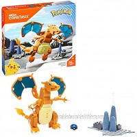 Mega Construx Pokemon Charizard Construction Set with character figures Building Toys for Kids 198 Pieces