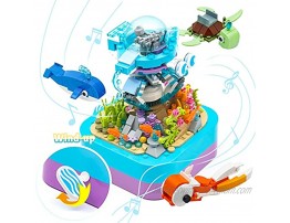 MusicBox Building Toys for Girls and Boys 8 9 10 11 12+ Year Old Ideal Gifts for Kids Age 8-12 8-14 STEM Project and Activities Best Birthday Gifts Rotate with Music Ocean