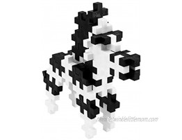 PLUS PLUS – Mini Maker Tube – Zebra – 70 Piece Construction Building STEM | STEAM Toy Interlocking Mini Puzzle Blocks for Kids