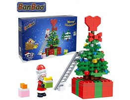 BanBao Christmas Tree Blocks Set Assembly Model Toys Building Set Tree Build Blocks Winter Brick Creative Early Education for Kids 5316