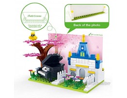 BanBao Kids Building Blocks Girls Toys Age 5 Kids Educational Toys for 5 Year Old 212 Pieces Building Blocks 6627 Spring with Storage Function and Pen Holder