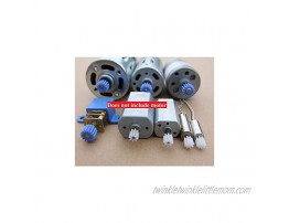 Bettomshin Plastic Gear 422A 0.5 Modulus Pulley Belt Shaft Robot RC Motor Hand DIY Mechanical Parts Kit White 10pcs