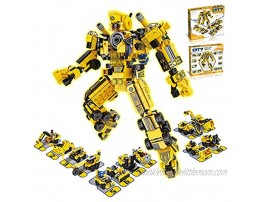 Building Blocks Mulukiss Robot Building Toy Set 573pcs STEM Construction Blocks 25 Playstyles Gift for Kids Boys & Girls Age 6 7 8 9 10 +