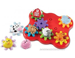 Learning Resources Build & Spin: Farm Friends Fine Motor Toy 17 Piece Set Ages 2+