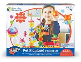 Learning Resources Gears! Gears! Gears! Pet Playland Gears Toy Building Set 83 Pieces Ages 4+