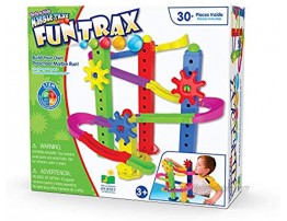 The Learning Journey Techno Kids STEM Construction Set – Fun Trax 30+ pieces – STEM Toys & Gifts for Boys & Girls Ages 3 Years and Up Multicolor