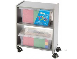 UNiPLAY Organizer and Storage Rolling Cart — Arts and Crafts Office Supplies School Supplies Soft Building Blocks Toy Storage 18.8 x 11.8 x 26.2 inches