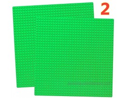 10 x 10 Base Plate Set Compatible with Classic Baseplate Plates Green Board Mat