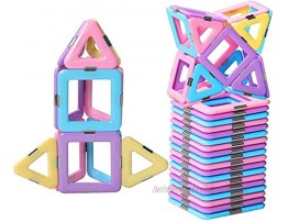 DEJUN Magnetic Building Blocks Toys Magnets Tiles for Kids Creative Educational Building Blocks Toys for Kids Children