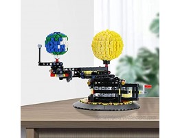 Earth Moon and Sun Solar System Building Kits for Kids Ages 6+,Rotatable Model,Science Projects Building Sets,Educational Learning Toys461PCS
