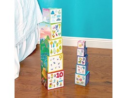 Educational Insights Bright Basics Nest & Stack Cubes Stacking Cubes Toddler Toys Ages 2+