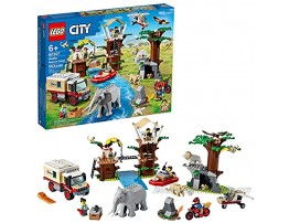 LEGO City Wildlife Rescue Camp 60307 Building Kit; Animal Playset; Top Toy for Kids Aged 5 and Up; New 2021 503 Pieces