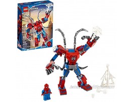 LEGO Marvel Spider-Man: Spider-Man Mech 76146 Kids’ Superhero Building Toy Playset with Mech and Minifigure 152 Pieces