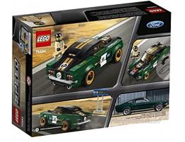 LEGO Speed Champions 1968 Ford Mustang Fastback 75884 Building Kit 183 Pieces Discontinued by Manufacturer