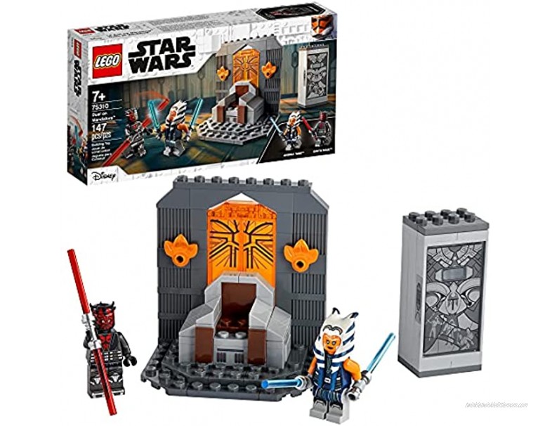 LEGO Star Wars Duel on Mandalore 75310 Awesome Toy Building Kit Featuring Ahsoka Tano and Darth Maul; New 2021 147 Pieces