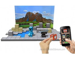 Minecraft Comic Maker Biome Set Comic Book Creator Toy with Environment Accessories and Creeper Figure Works with Free App and Based on Video Game Toys for Boys and Girls Age 6 and Older