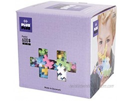 PLUS PLUS Open Play Set 600 Piece Pastel Color Mix Construction Building Stem Toy Interlocking Mini Puzzle Blocks for Kids