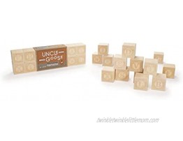Uncle Goose Uppercase Alphablank Blocks Made in USA