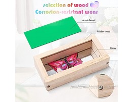 Wooden Building Blocks for Toddlers Baby Kids Wood Rainbow Stacking Game Blocks Preschool Learning Construction Toy ssensory Toy Collection Science Toys Educational for Kids Girls and Boys 8 pcs